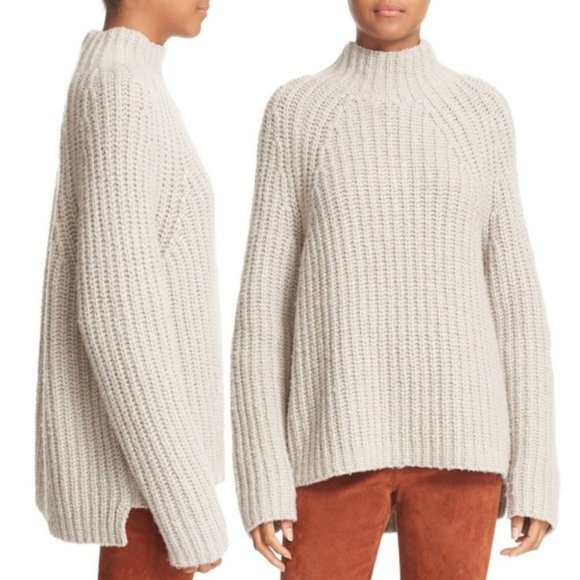 Theory Sweaters - Theory Rifonia Ivory Wool/Cashmere Sweater